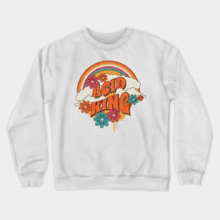 Retro Rainbow - Acid King Crewneck Sweatshirt